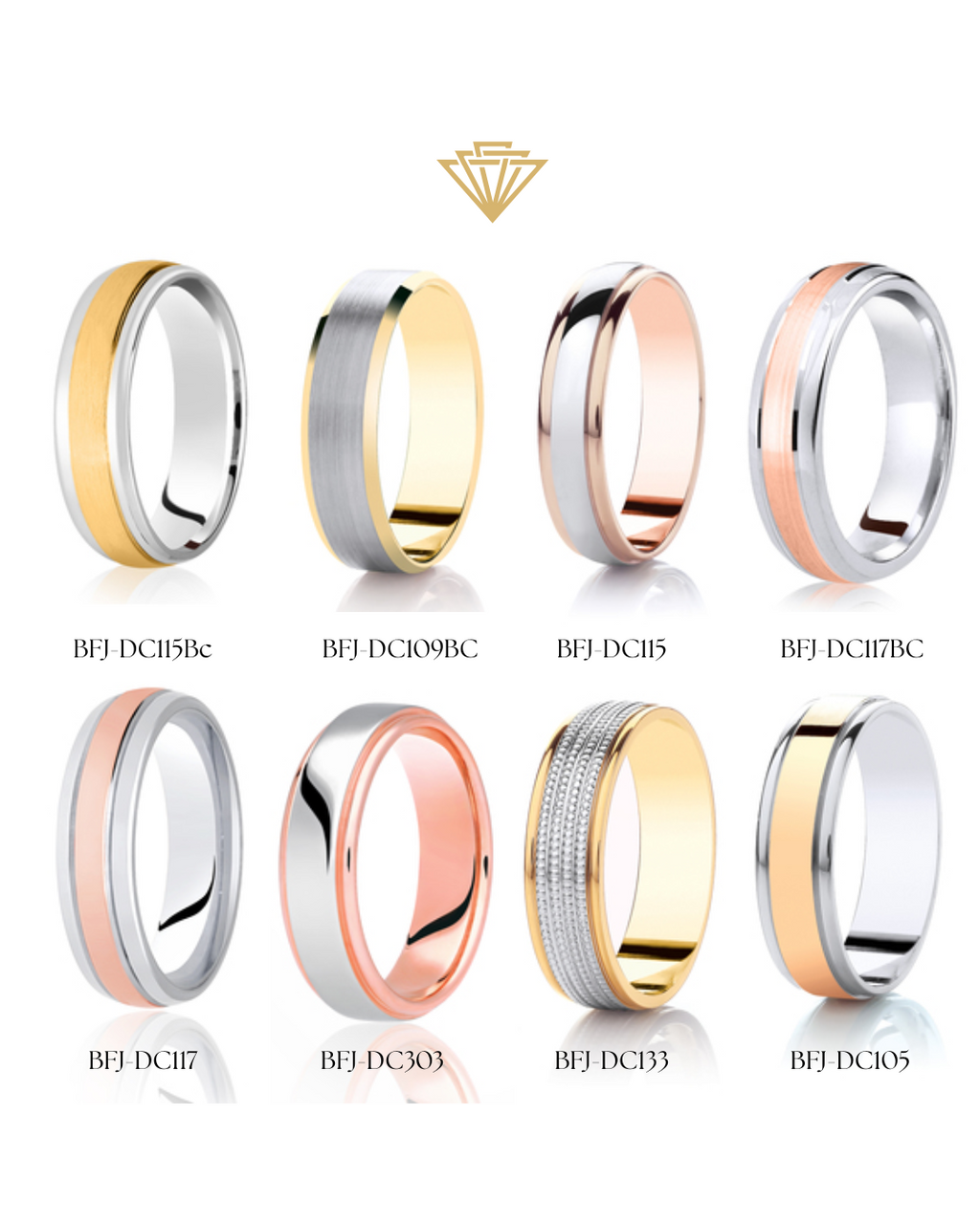 Two-tone design Bands