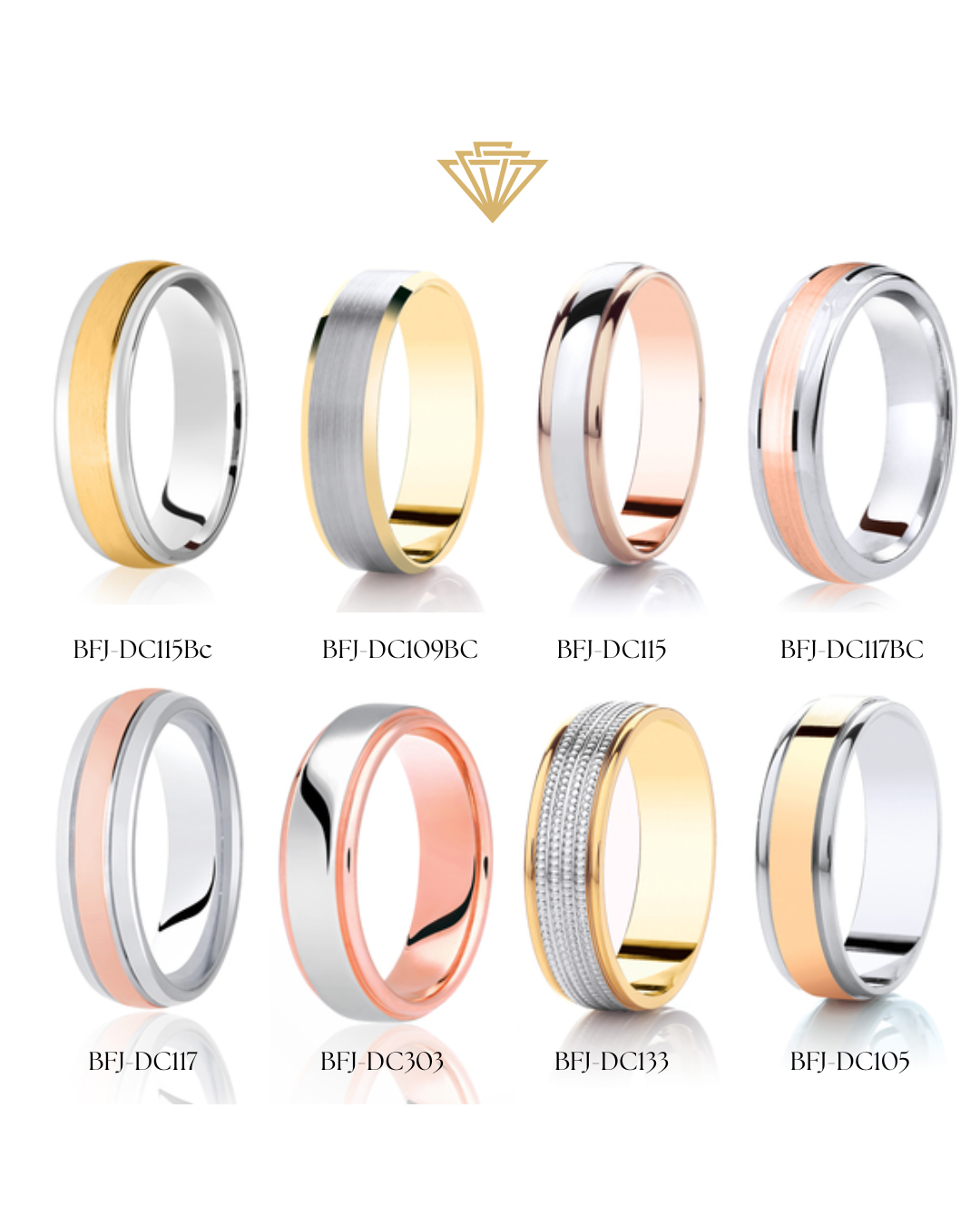 Two-tone design Bands