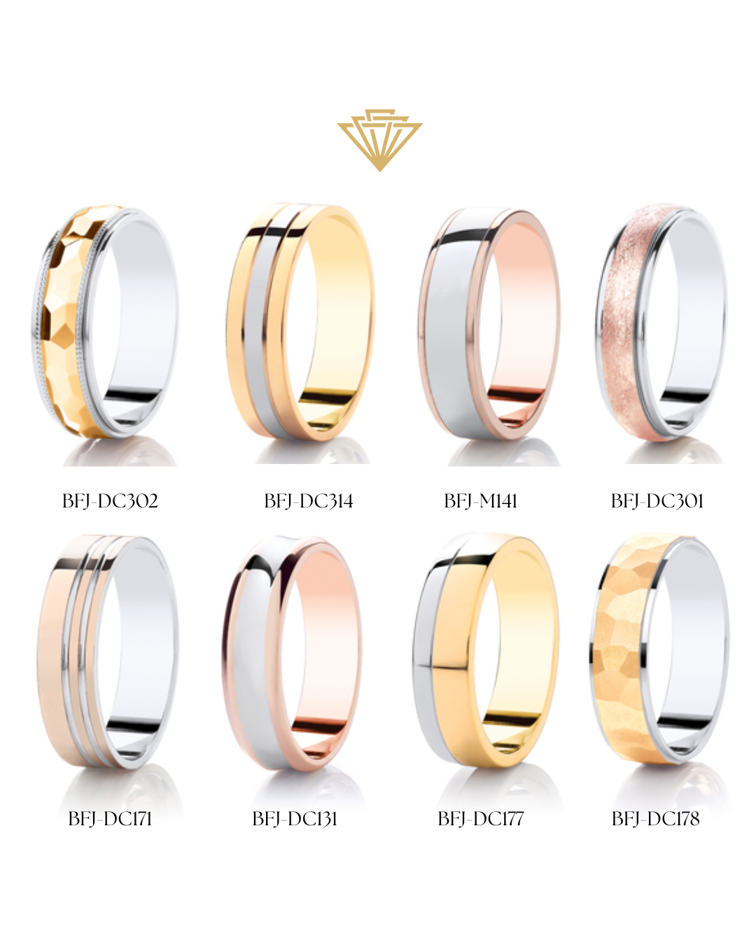 Two-tone design Bands