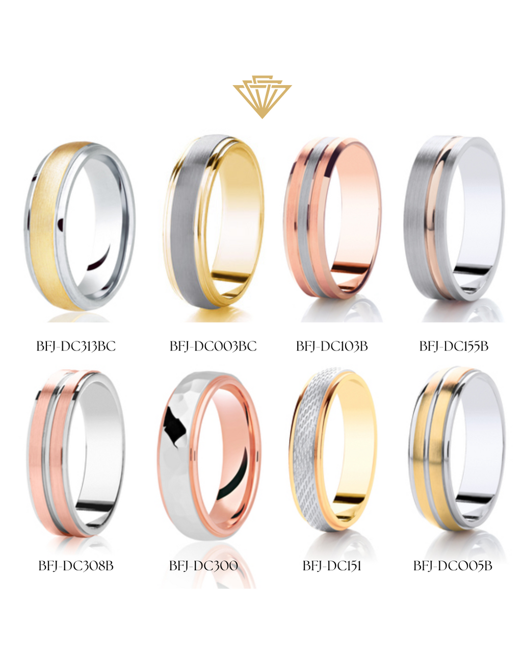 Two-tone design Bands