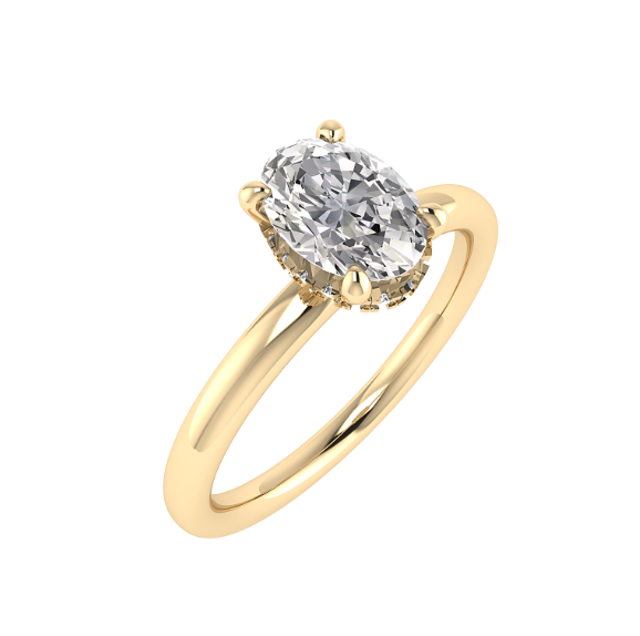 Oval with Hidden Halo